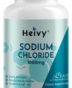 Comprimidos De Sal Heivy Cloreto De Sódio 1000mg 365 Comprim