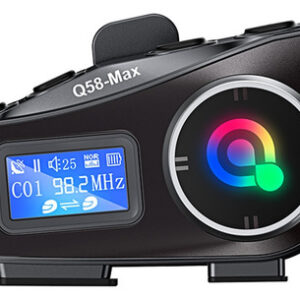 Capacete Q58 Max Intercom Ip65 À Prova D'água