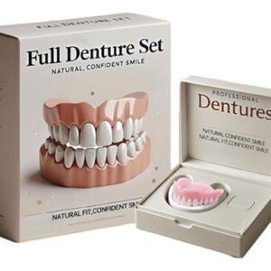 Conjunto De Prótese Total De Silicone Para Dentes Falsos Sup