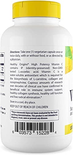 Vitamina C Saudável 1.000 Mg (não Transgênico Testado, Potê - Imagem 3