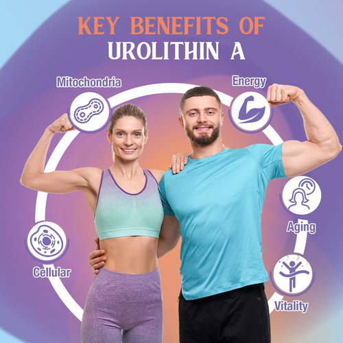 Urodefenseguard Urolithin A Supplement 2000mg Para Homens Mu - Imagem 4