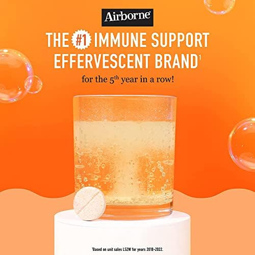 Vitamina C Airborne 1000 Mg 60 Comprimidos Efervescentes - Imagem 2