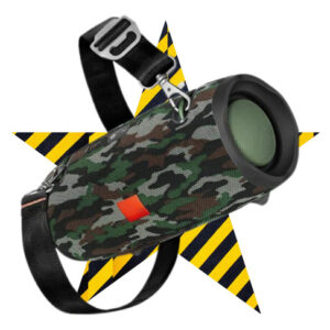 A Caixa De Som Bluetooth Portátil Resiste Agua C/ Alça 5.1