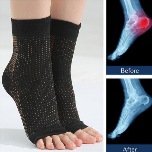 6 Pares De Meias De Neurocompressão, - Imagem 5