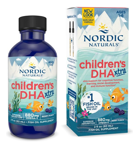 Suplemento Nordic Naturals Childrens Dha Xtra 60ml