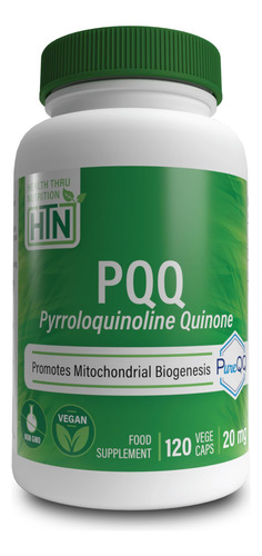 Suplemento Health Thru Nutrition Pqq 20 Mg De Pirroloquinoli