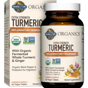 Garden Of Life Organics Resposta Inflamatória De Cúrcuma De