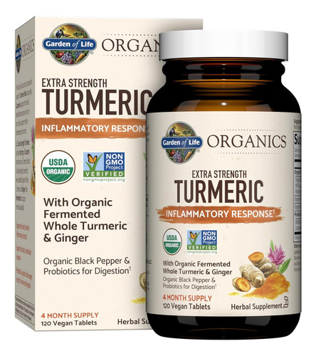 Garden Of Life Organics Resposta Inflamatória De Cúrcuma De
