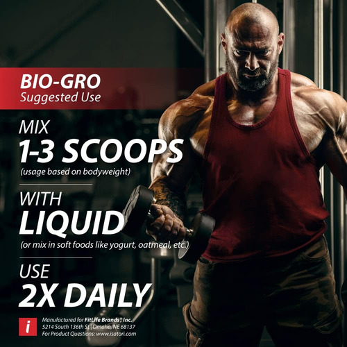 Amplificador De Síntese De Proteínas Bio-gro Isatori, Para R - Imagem 7
