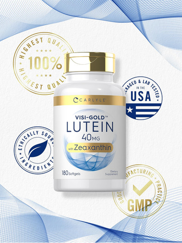 Suplemento Carlyle De Luteína E Zeaxantina 40 Mg 180 Cápsula - Imagem 6