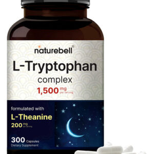 Suplemento Naturebell L Triptofano 1300 Mg W/ L De Teanina 2