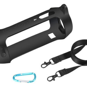 Capa De Silicone Com Cinta Mosquetão Para Jbl-pulso 4 Blu