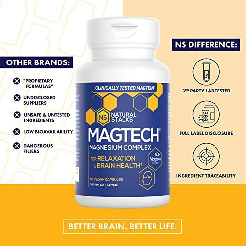 Suplemento De Magnésio Natural Stacks Magtech - Magtein L-t - Imagem 7