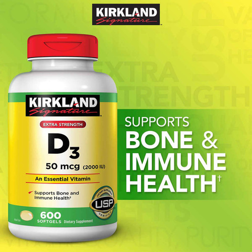 Vitamina D3 Extra Straight 2000iu 600 Cápsulas Gelatinosas - Imagem 3