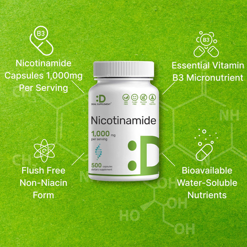 Oferta De Suplemento Suplemento De Vitamina B3 Nicotinamida - Imagem 4