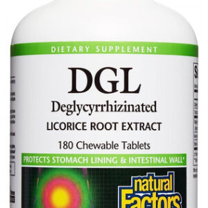 Fatores Naturais, Dgl Mastigável 400 Mg, Extrato De Alcaçuz