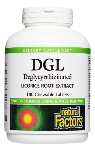Fatores Naturais, Dgl Mastigável 400 Mg, Extrato De Alcaçuz