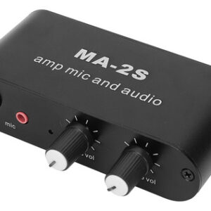 Pré-amplificador De Áudio Estéreo Pequeno, 3 Portas De Saída