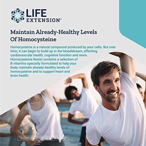 Life Extension Homocysteine Resist - Para Coração E Céreb - Imagem 5