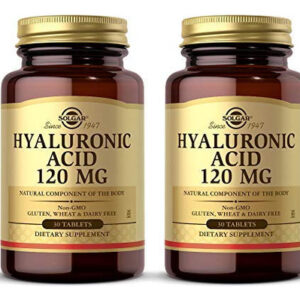 Suplemento De Ácido Hialurônico Solgar 120 Mg 30 Comprimidos