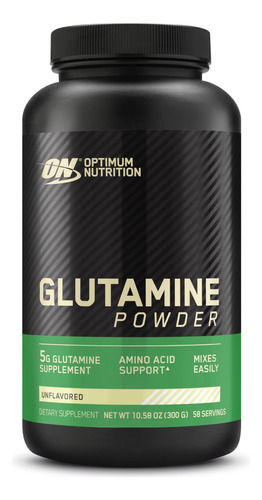 Glutamina Em Pó Optimum Nutrition L-glutamina 300g