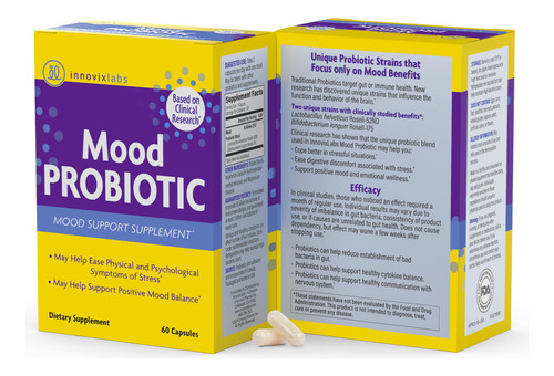 Suplemento Innovixlabs Mood Probiotic 60 Cápsulas - Imagem 8