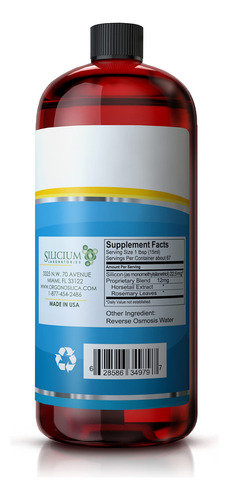 Suplemento Orgono G5 Siliplant Organic Silica Bones Joints - Imagem 3