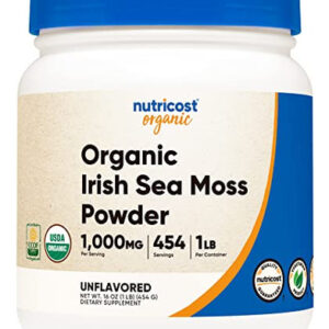 Suplemento Nutricost Organic Irish Moss Powder 454g