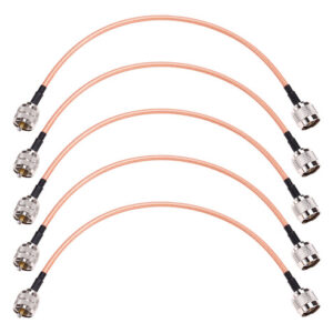 Adaptador Pl259/fêmea Para N Macho Rg142 Cabo Coaxial De Bai