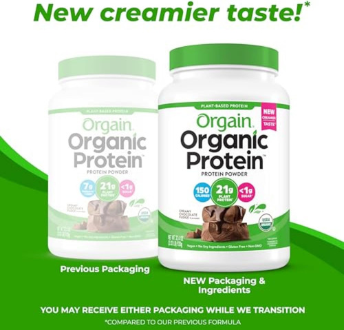 Suplemento Orgain, Vegan, Biológico, 920 Gramas - Imagem 3