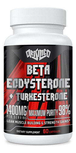 Suplementos Orisilico 1400mg Beta Ecdisterona E Turkesterona