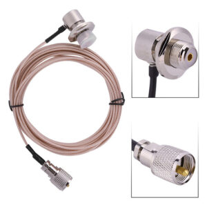 Cabo De Extensão Coaxial Macho Para Fêmea Rg-316 Pl-259 De 5