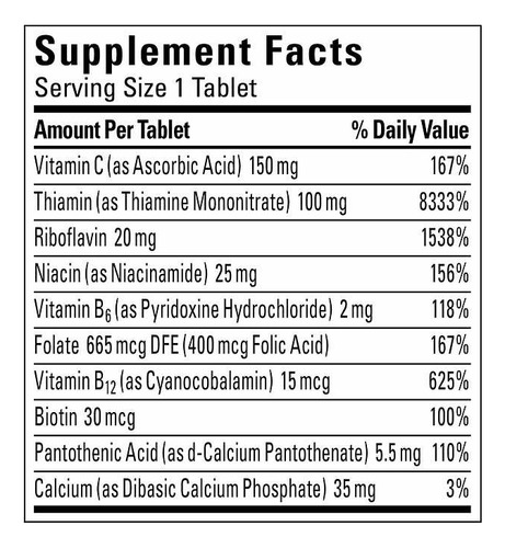 Super Complexo B Com Vit C Nature Made 460 Tablets - Imagem 3