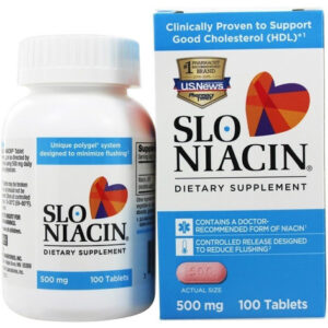 Slo-niacin Vitamina B3 500 Mg - Niacina De Liberação Lenta