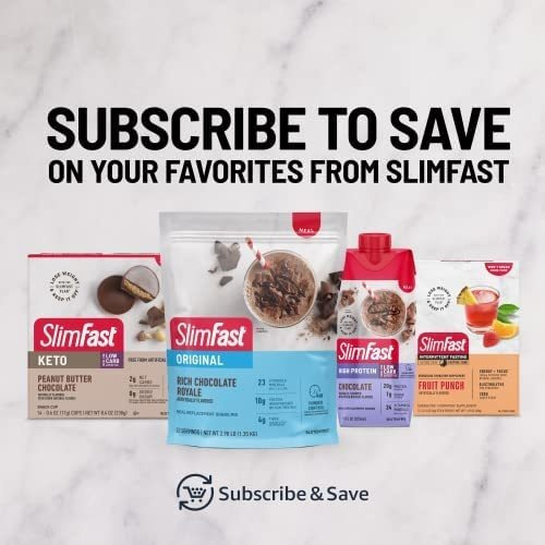 Proteína Em Pó De Creme De Chocolate Slimfast 11 Onças - Imagem 6