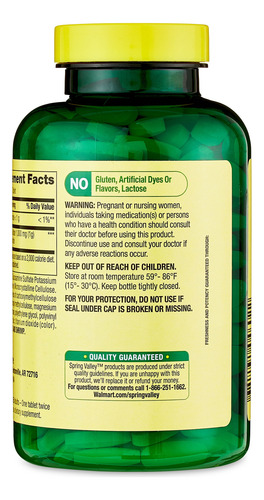 Glucosamina Joint Health 1000 Mg Spring Valley 200 Tablets - Imagem 3
