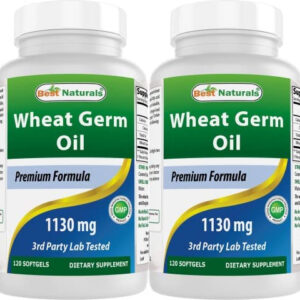 Óleo De Gérmen De Trigo Best Naturals 1130 Mg 120 Cápsulas