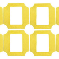 8 Peças De Pano De Limpeza De Janelas Robot Mop Weeper Cloth