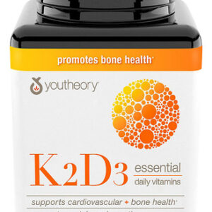 Youtheory Vitamina K2 + D3 120 Cápsulas Vegetais