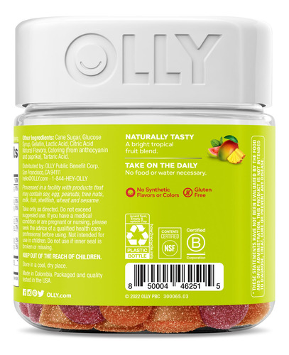 Suplemento Olly Multi + Probiotic Adult Gummy 70 Gummies - Imagem 8