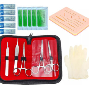 Simulador Avançado Kit Sutura Treino Pele Silicone