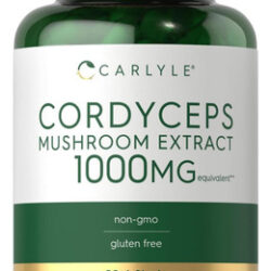 Cápsulas De Cogumelo Carlyle Cordyceps 1000 Mg | 150 Contage