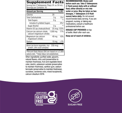 Suplemento De Cálcio E Vitamina D3 Da Natures Way, 16 Onças - Imagem 3