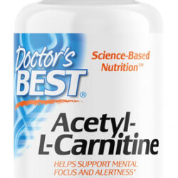 Doctor's Best Acetil L-carnitina, Ajuda A Aumentar A Prod...
