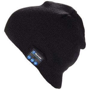 Chapéu De Malha Com Fones De Ouvido Bluetooth