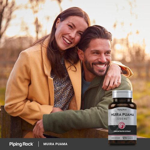 Extrato De Raiz De Piping Rock Muira Puama 2200 Mg | 120 Cáp - Imagem 6