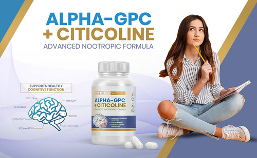 Maximizar Dentro De Alpha Gpc + Citicolina 60 Ct, 1600mg Fór - Imagem 6