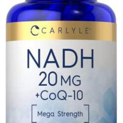 Suplemento Carlyle Nadh 20mg | Com Coq10 | 60 Cápsulas | Me
