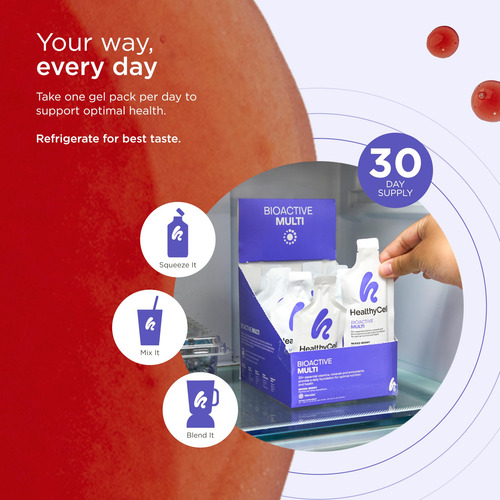 Suplemento De Gel Líquido Multiessencial Bioativo Healthycel - Imagem 4