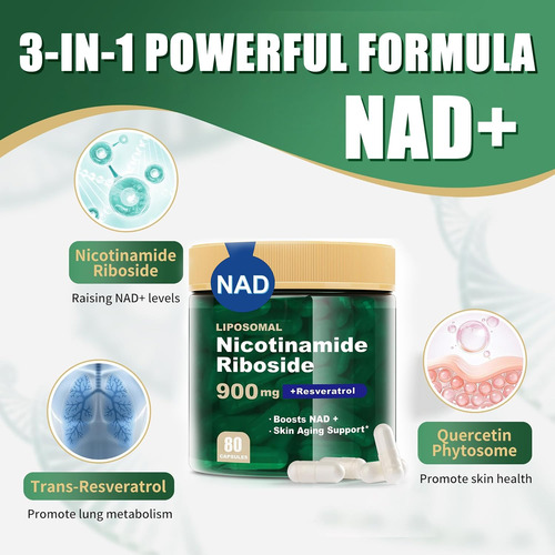 Suplemento Podafu Nad+ Ribosídeo De Nicotinamida Lipossomal - Imagem 3